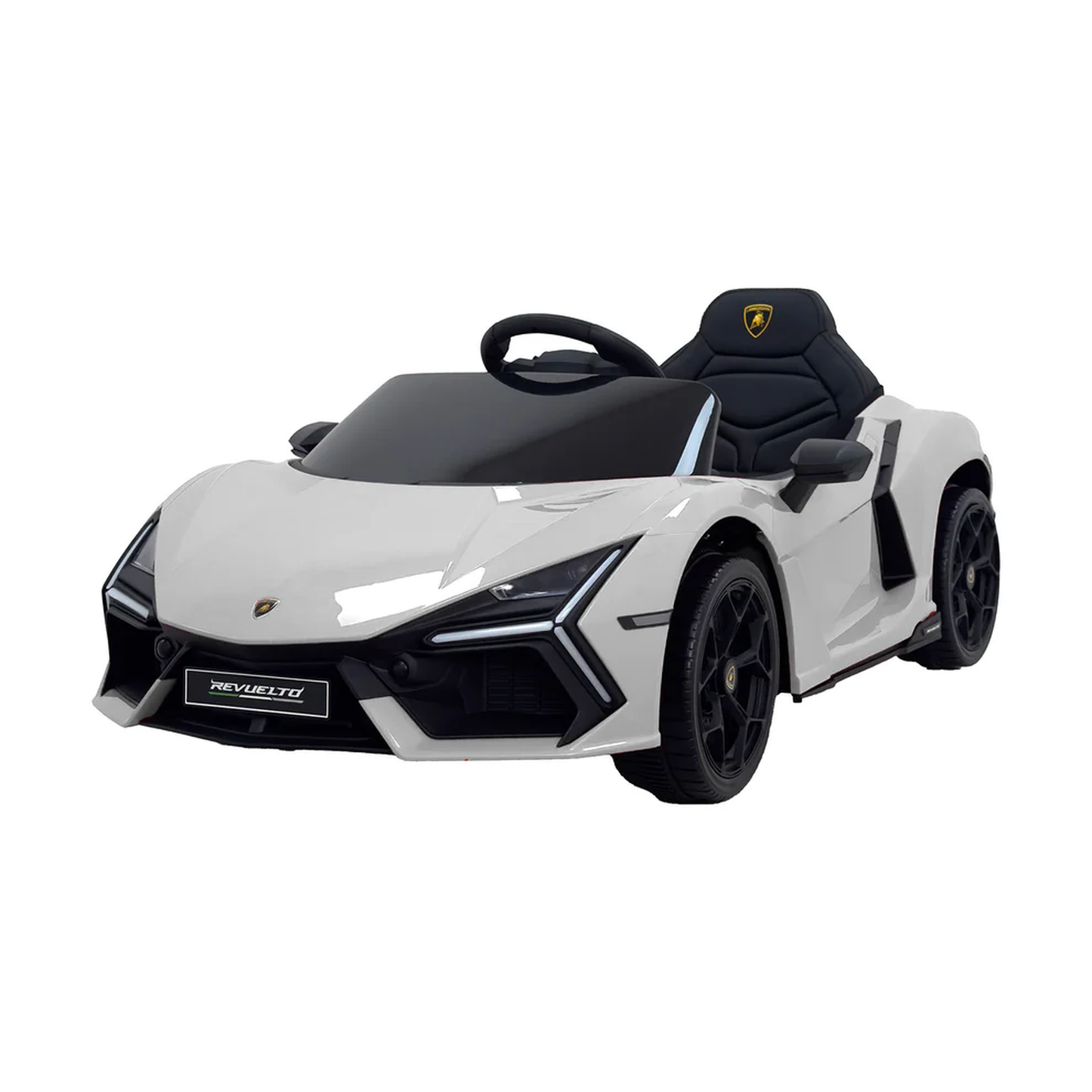 Lamborghini Revuelto per Bambini 12V –  Sedili in Pelle, Telecomando e MP3/USB