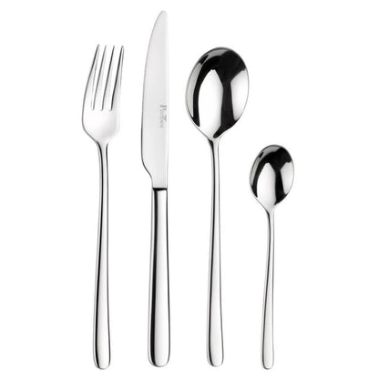 Set 24 pezzi Posate PINTINOX Flower Iris in Acciaio Inox 18/10 – Collezione Elegante per 6 Persone