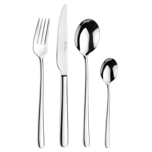 Set 24 pezzi Posate PINTINOX Flower Iris in Acciaio Inox 18/10 – Collezione Elegante per 6 Persone