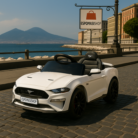 Ford Mustang GT 24V per Bambini – Macchina Elettrica con Tecnologia Drifting, Telecomando e Accessori Full OptionalAL