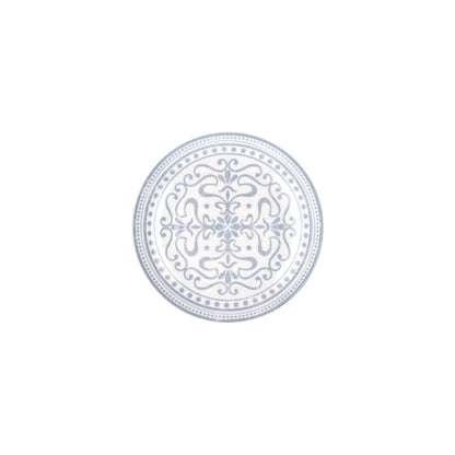 Tognana Servizio Tavola Madison Arabesque 18 Pezzi in Porcellana – Set Piatti 6 Persone Grigio e Bianco Adatto a Lavastoviglie e Microonde