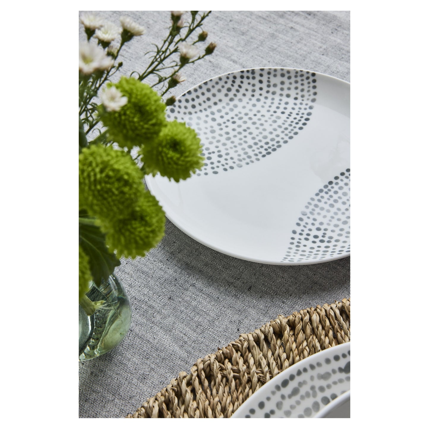 Tognana Madison Solstice Grey Servizio Piatti 18 Pezzi per 6 Persone in Porcellana