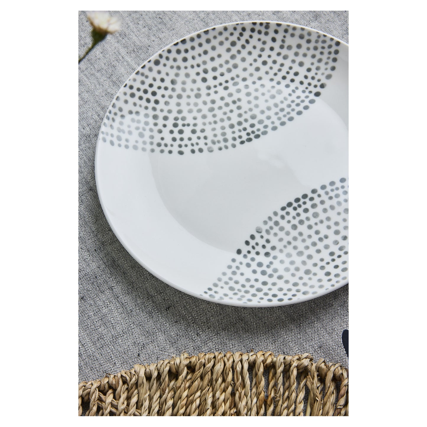 Tognana Madison Solstice Grey Servizio Piatti 18 Pezzi per 6 Persone in Porcellana