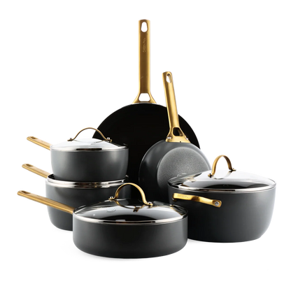 GreenPan Padova Set Pentole Antiaderenti Ceramica 10 Pezzi anche Induzione Thermolon™ Senza PFAS  PFOA