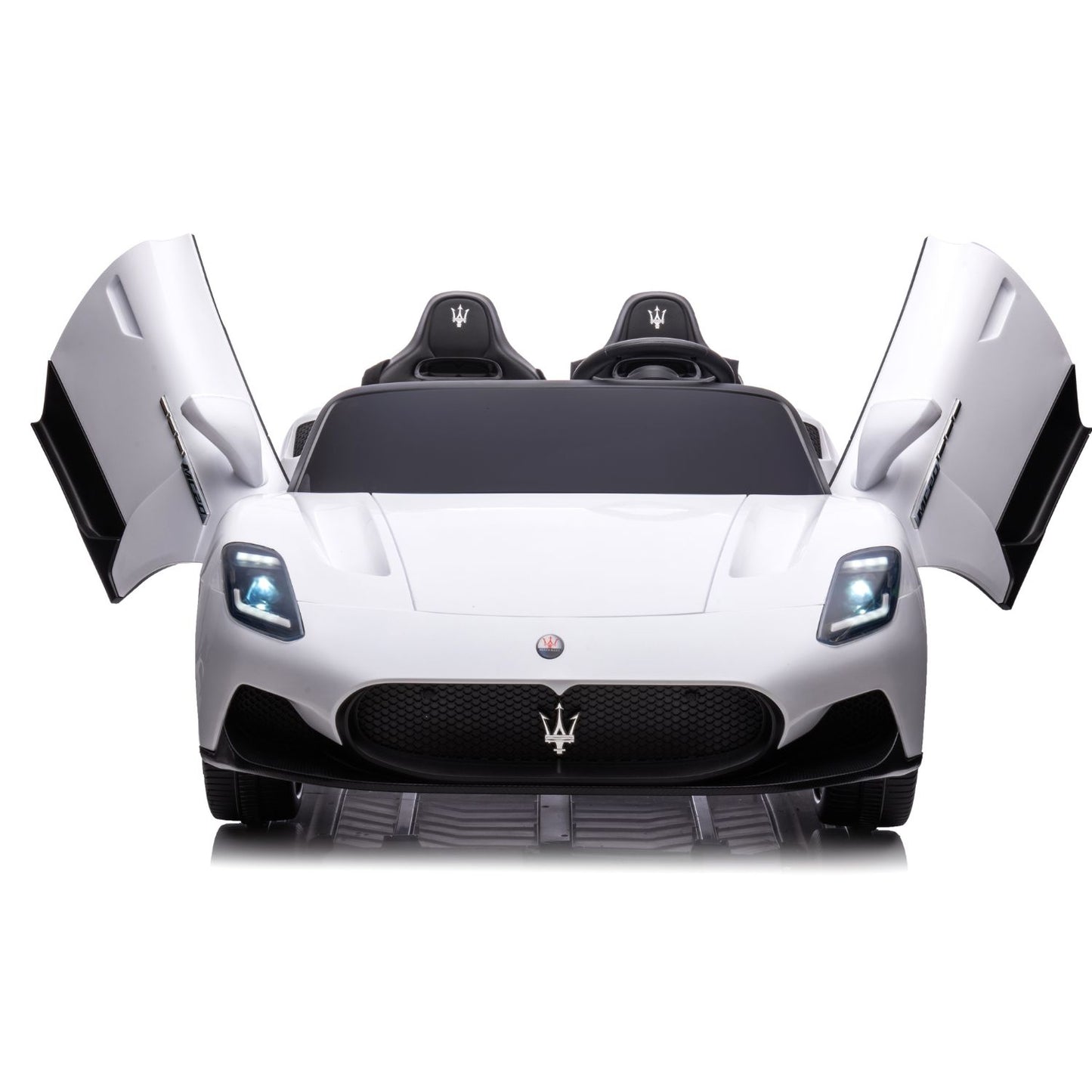 Maserati MC20 Coche Correpasillos Eléctrico para Niños 12v 2 Asientos Extra Grandes con TV con Pantalla Táctil