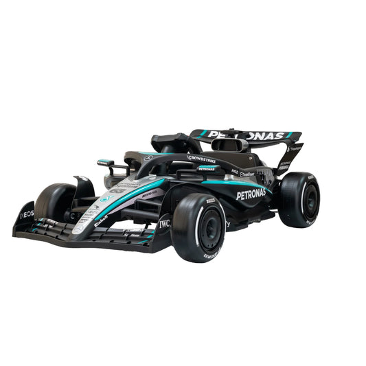 Mercedes F1 Auto Elettrica per Bambini 12V con Telecomando Parentale – Formula 1 Monoposto, Ruote EVA, MP3, Luci e Suoni