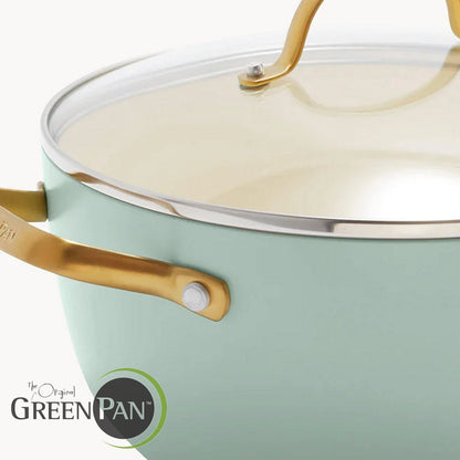 GreenPan Padova Set Pentole Antiaderenti Ceramica 10 Pezzi anche Induzione Thermolon™ Senza PFAS  PFOA