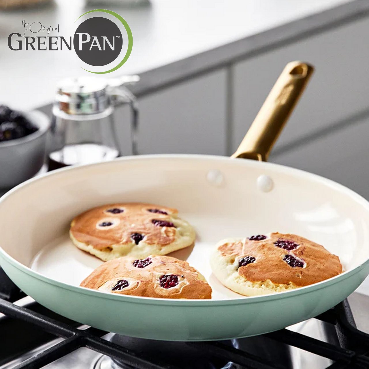 GreenPan Padova Set Pentole Antiaderenti Ceramica 10 Pezzi anche Induzione Thermolon™ Senza PFAS  PFOA