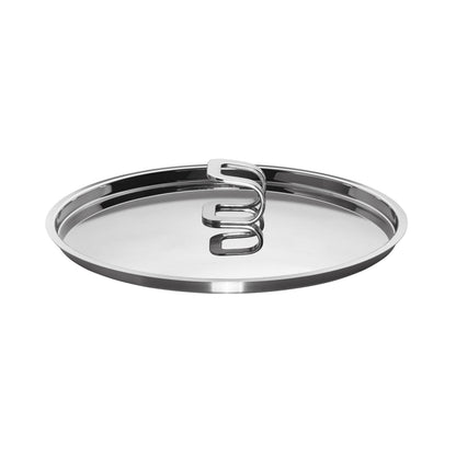 Serafino Zani Batteria Pentole Tullio 14 Pezzi in Acciaio Inox 18/10 anche per Induzione