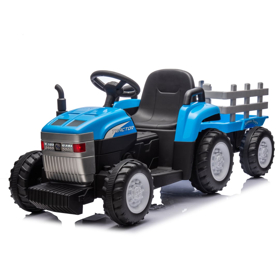 Tractor with Trailer Electric Tractor for Children 12V