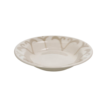 Tognana Servizio Tavola Vela Dahlia Ivory 18 Pezzi in Stoneware – Set Piatti 6 Persone Bianco Avorio con 2 Disegni Geometrici Coordinati
