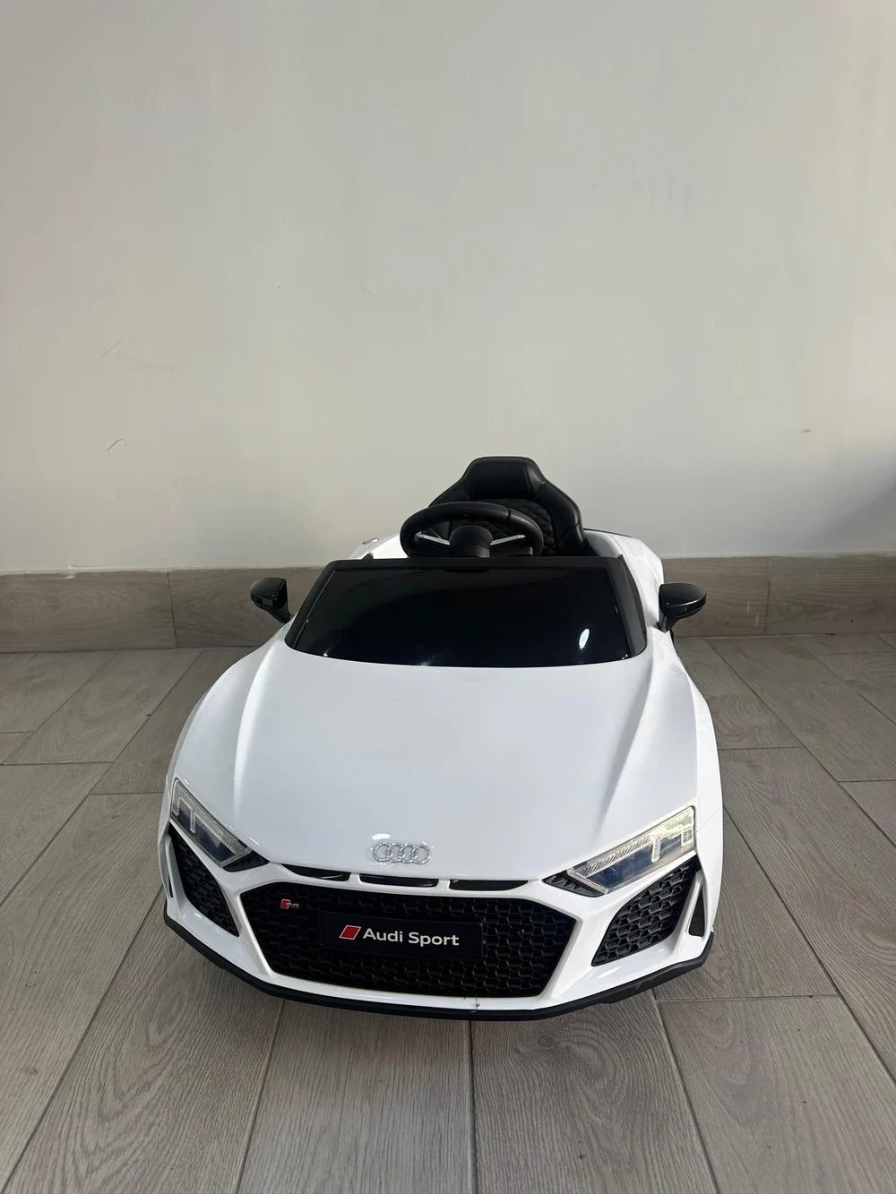 Audi R8 Sport Auto Elettrica per Bambini 12V con Porte Apribili, Luci LED, Sospensioni e Cintura di Sicurezza