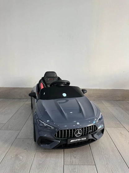 Mercedes CLE Benz Auto Elettrica 12V per Bambini con Licenza Ufficiale – Telecomando Parentale, Sedile in Pelle, MP3 USB, Luci LED e Porte Apribili
