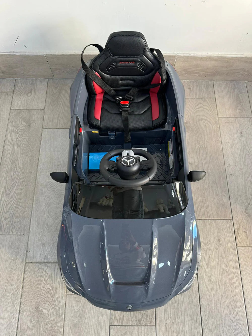 Mercedes CLE Benz Auto Elettrica 12V per Bambini con Licenza Ufficiale – Telecomando Parentale, Sedile in Pelle, MP3 USB, Luci LED e Porte Apribili
