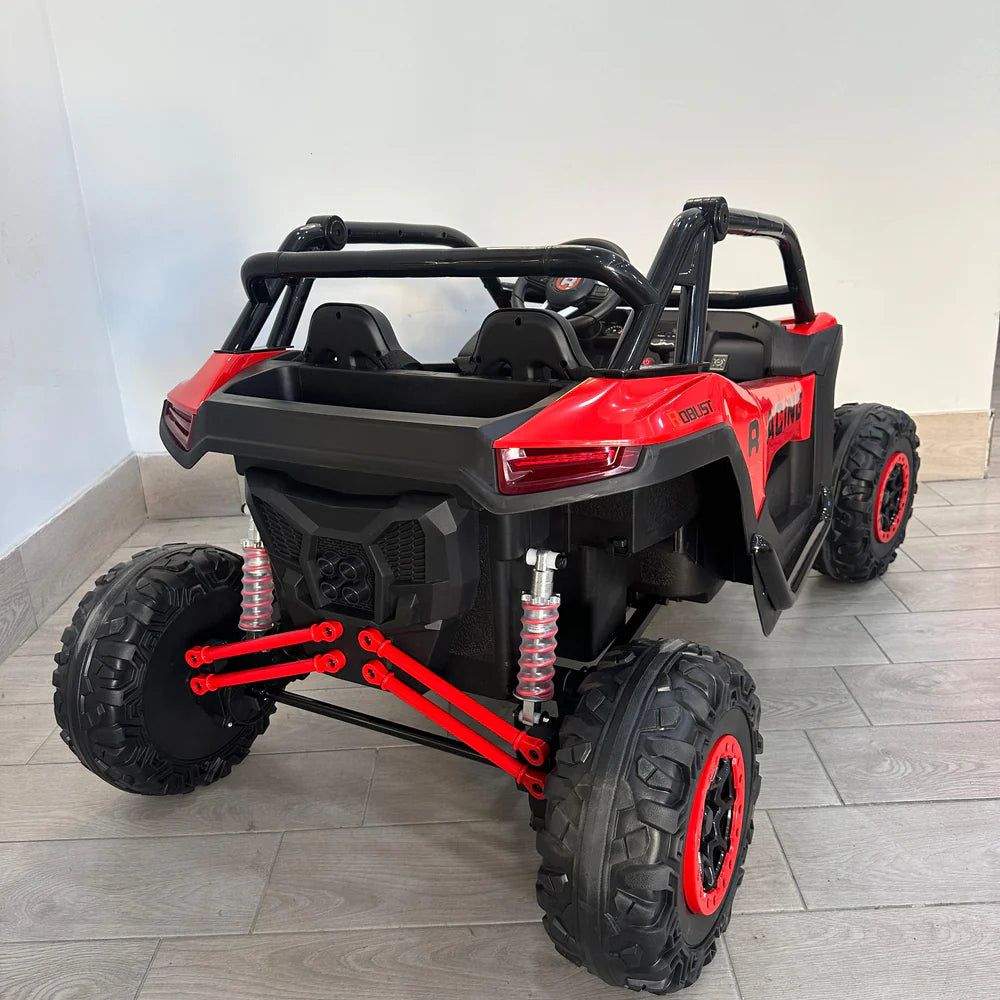 UTV Explorer 24V Auto Elettrica 2 Posti per Bambini con Telecomando Parentale – Licenza Ufficiale, Ruote EVA, Luci LED, MP3 e Sospensioni