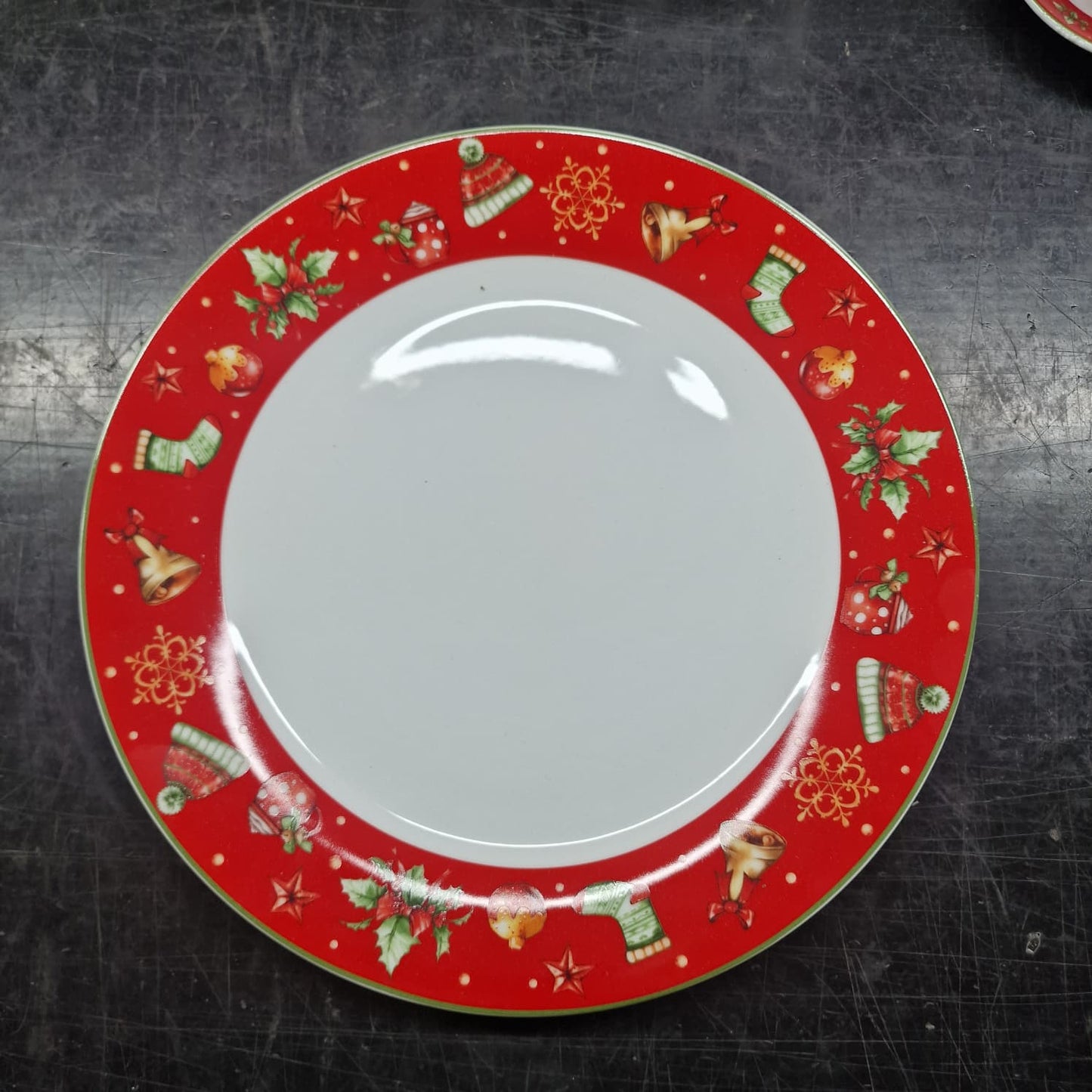 Servizio Piatti Natalizio Joy 18 Pezzi per 6 Persone – Villa Altachiara – Collezione Natalizia in New Bone China