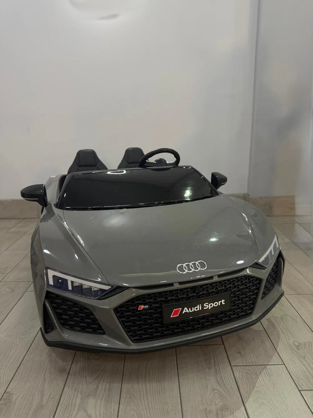 Audi R8 Big XXL Auto Elettrica 24V 2 Posti per Bambini con Telecomando Parentale – Ruote EVA, TV MP4, Sedili in Pelle, Luci LED e Porte Apribili