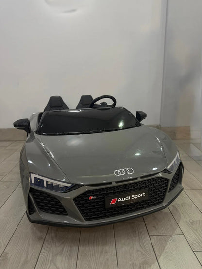 Audi R8 Big XXL Auto Elettrica 24V 2 Posti per Bambini con Telecomando Parentale – Ruote EVA, TV MP4, Sedili in Pelle, Luci LED e Porte Apribili