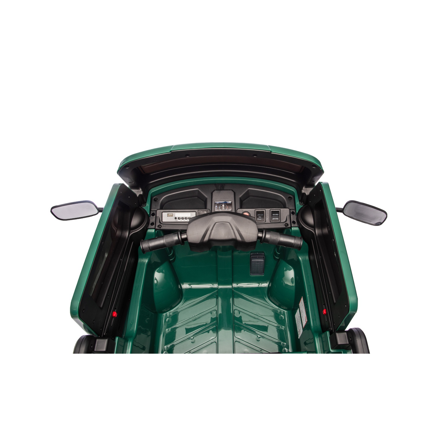 Macchina Elettrica Bambini Piaggio Apecar 12V con Telecomando 2 Motori Luci LED Cassone Posteriore