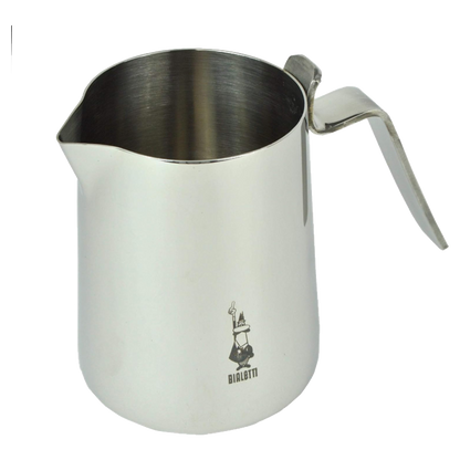 Bialetti Bricco Lattiera Acciaio Inox 750 ml con Beccuccio Salvagoccia – Ideale per Latte e Cappuccino