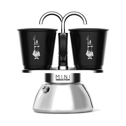 Mini Express Bialetti Induction + 2 Tazze - Design Innovativo per un Espresso Perfetto