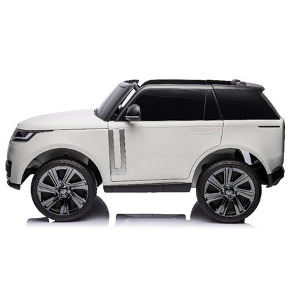 Nuevo Coche Eléctrico Range Rover Sport para Niños 24V 2 Asientos Extragrandes Ruedas de Goma Completamente Opcionales 2 Potentes Motores de 240 Watts Bluetooth y Touch TV