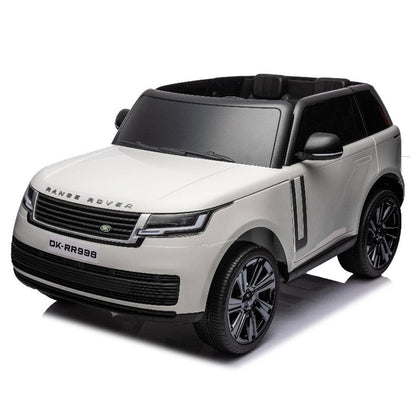 Nuevo Coche Eléctrico Range Rover Sport para Niños 24V 2 Asientos Extragrandes Ruedas de Goma Completamente Opcionales 2 Potentes Motores de 240 Watts Bluetooth y Touch TV