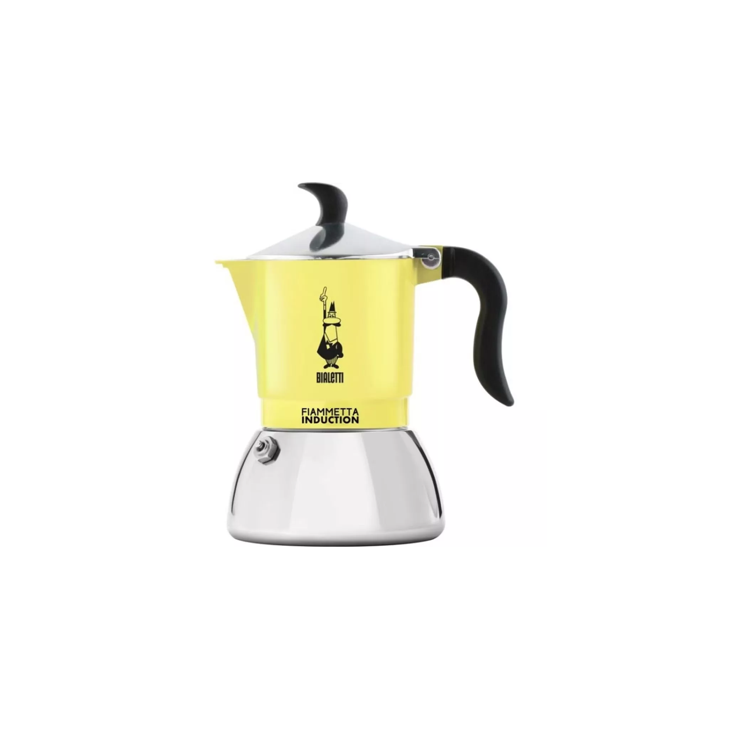 Bialetti Fiammetta Induction 2 Tazze – Caffettiera per tutti i piani cottura Colori Pastello