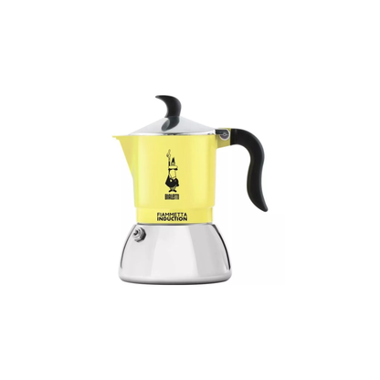 Bialetti Fiammetta Induction 2 Tazze – Caffettiera per tutti i piani cottura Colori Pastello