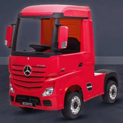 Mercedes Actros Camion Elettrico per Bambini New  24v Full Optional 4X4 Ruote in Gomma