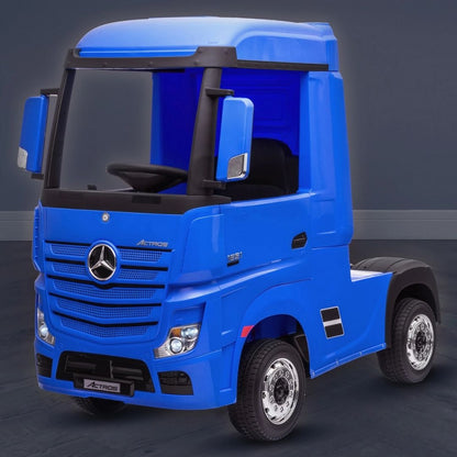 Mercedes Actros Camion Elettrico per Bambini New  24v Full Optional 4X4 Ruote in Gomma