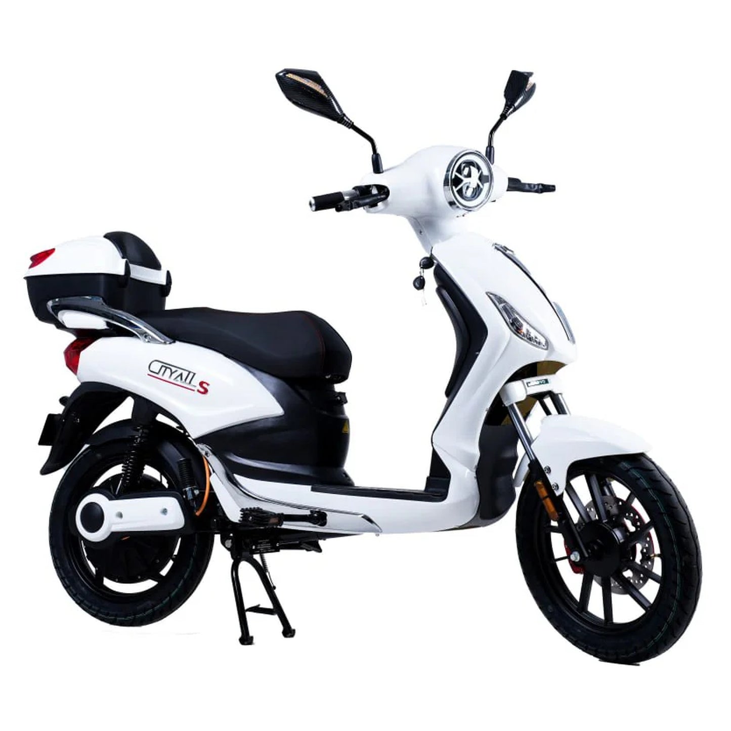 CityAll S Motorino Elettrico 1000W Bianco Lucido – Scooter Elettrico 60V 20Ah Omologabile Targabile Bluetooth NFC
