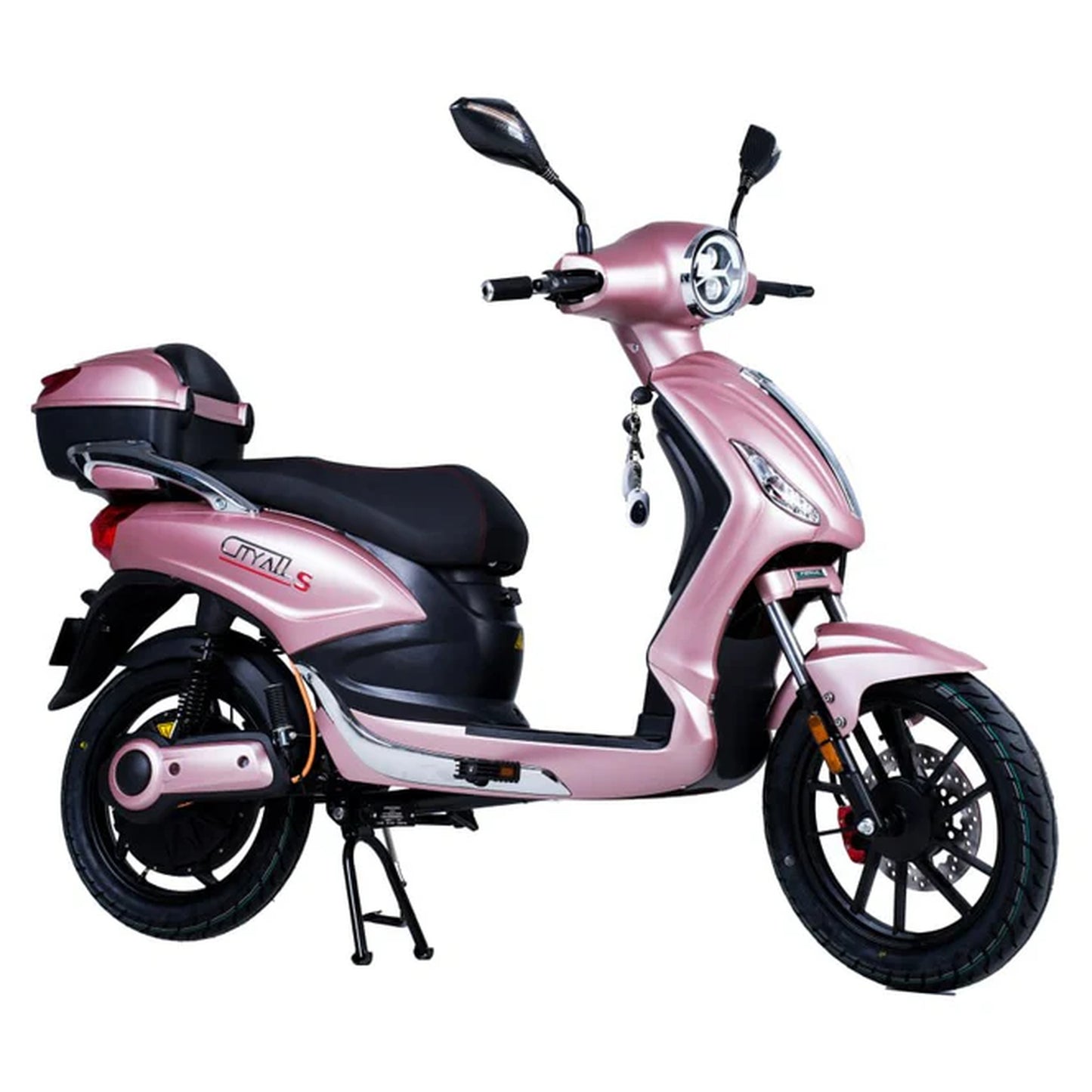 CityAll S Motorino Elettrico 1000W Rosa Lucido – Scooter Elettrico 60V 20Ah Omologabile Targabile Bluetooth NFC