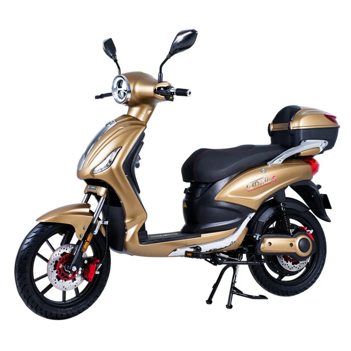 CityAll S Motorino Elettrico 1000W Gold – Scooter Elettrico 60V 20Ah Omologabile Targabile Bluetooth NFC