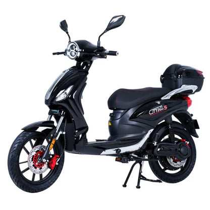 CityAll S Motorino Elettrico 1000W Nero Lucido – Scooter Elettrico 60V 20Ah Omologabile Targabile Bluetooth NFC
