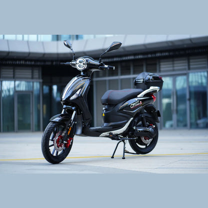 CityAll S Motorino Elettrico 1000W Nero Lucido – Scooter Elettrico 60V 20Ah Omologabile Targabile Bluetooth NFC
