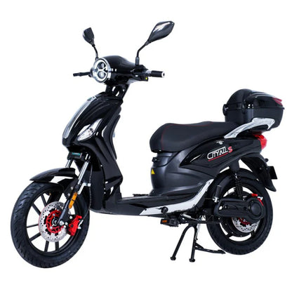 CityAll S Motorino Elettrico 1000W Nero Lucido – Scooter Elettrico 60V 20Ah Omologabile Targabile Bluetooth NFC