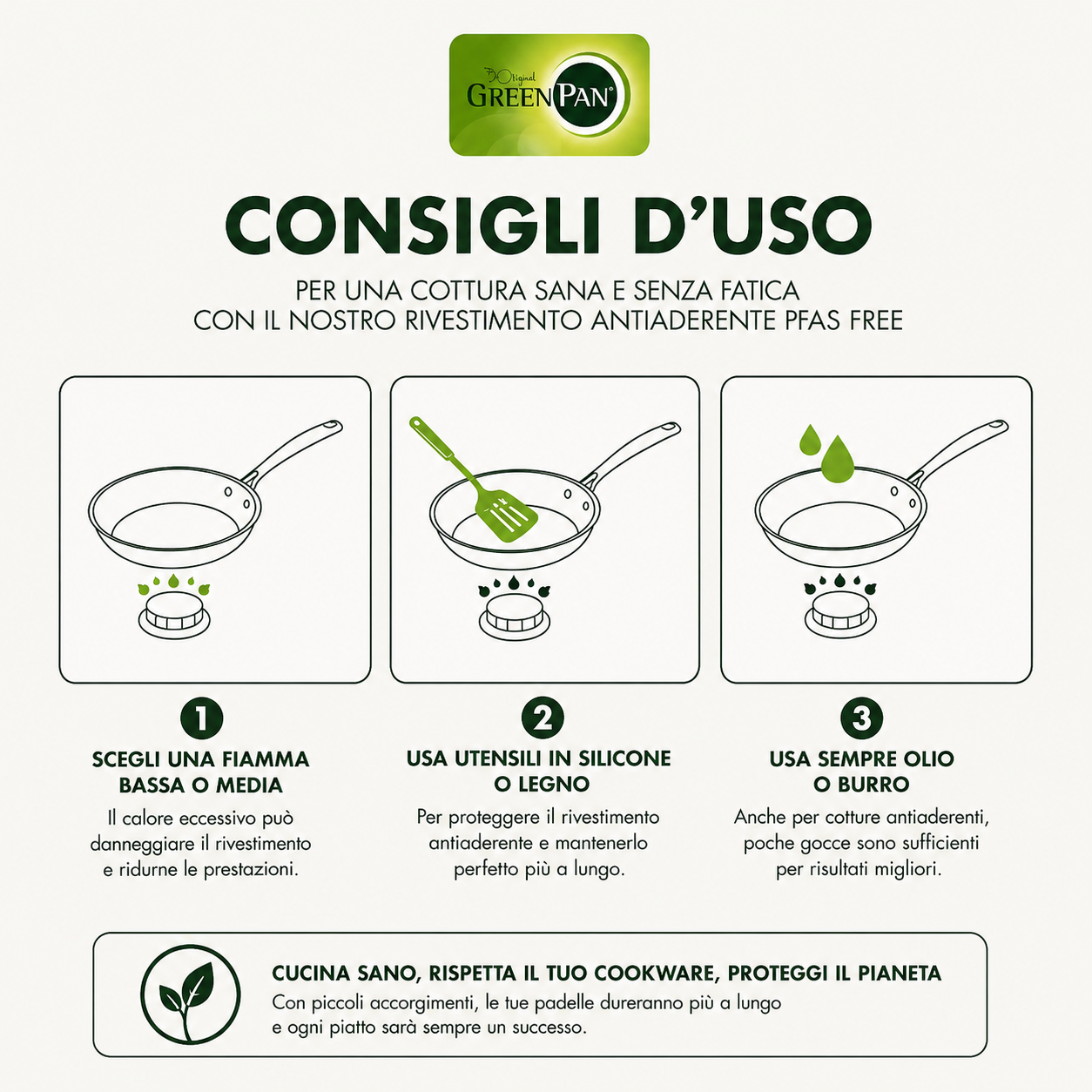 GreenPan Essence Set 2 Padelle 26 + 30 cm PFAS Free – Ceramica Antiaderente Diamond Infused per Induzione, Gas e Tutti i Piani Cottura