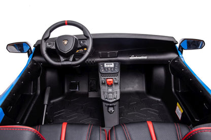 Lamborghini XXL Macchina Elettrica per Bambini Full Optional Extralarge + PROMO VIAGGIO , SUPPORTA ANCHE IL GENITORE