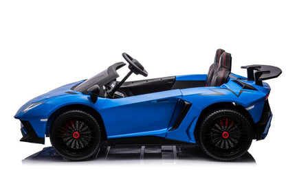 Lamborghini XXL Macchina Elettrica per Bambini Full Optional Extralarge + PROMO VIAGGIO , SUPPORTA ANCHE IL GENITORE