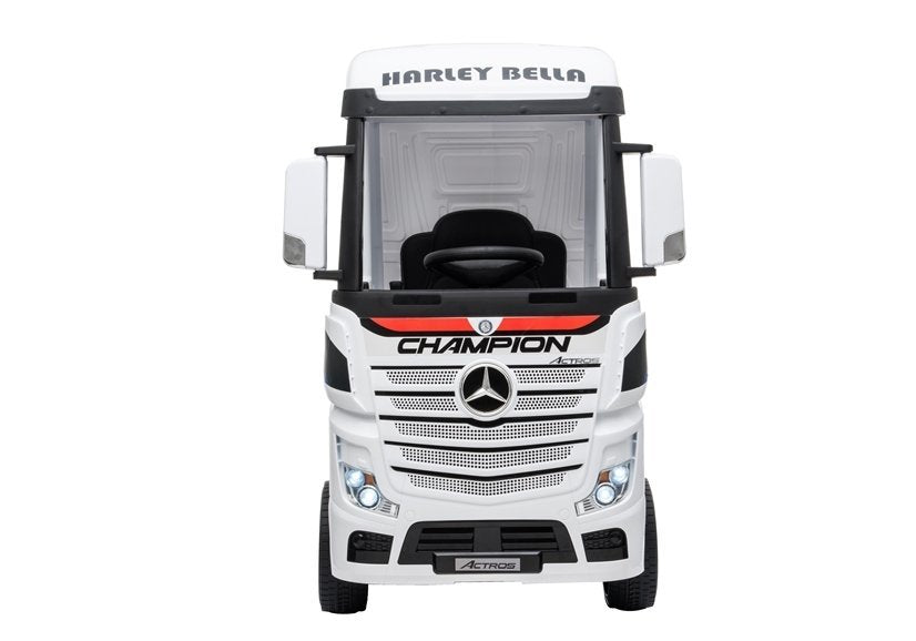 Mercedes Actros Camion Elettrico per Bambini New  24v Full Optional 4X4 Ruote in Gomma