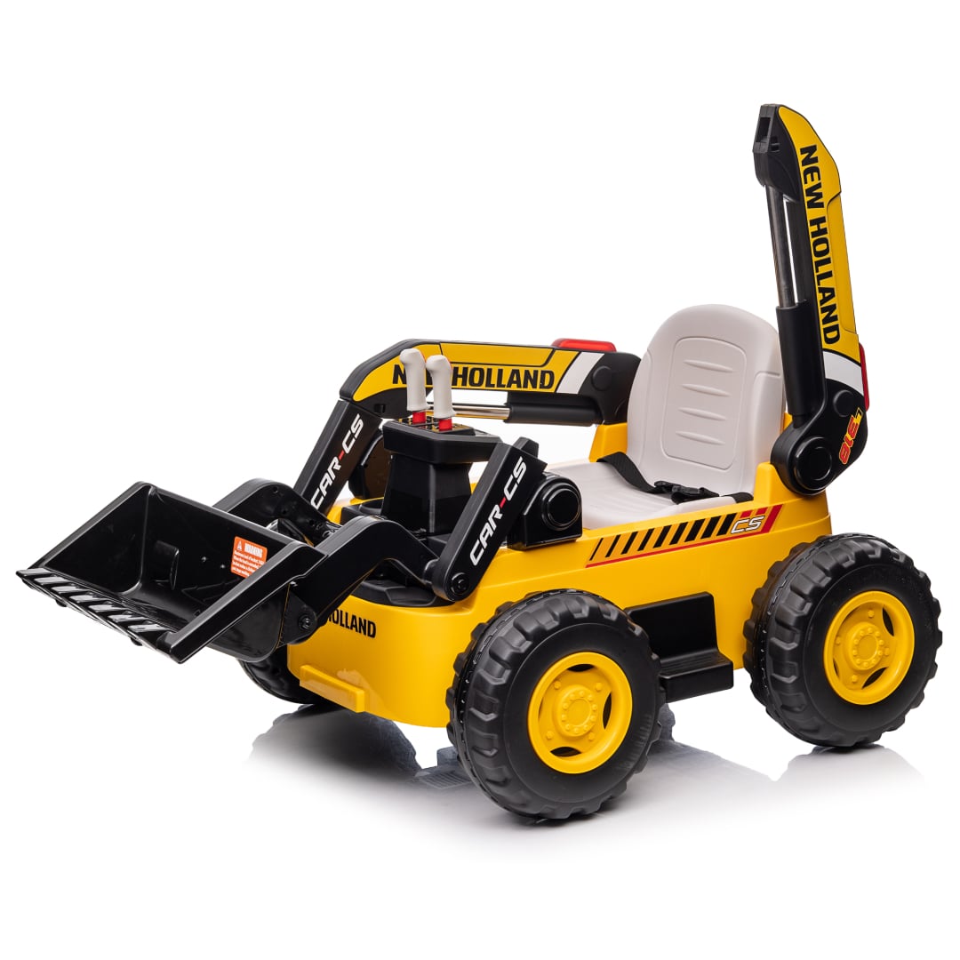 New Holland Excavator Electric Car for Kids 12V