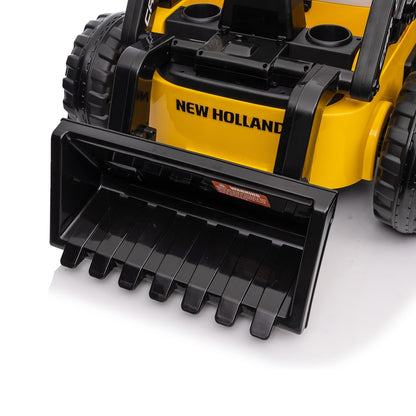 New Holland Excavator Electric Car for Kids 12V