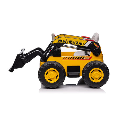 New Holland Excavator Electric Car for Kids 12V