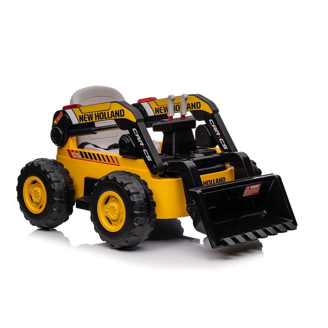 New Holland Excavator Electric Car for Kids 12V