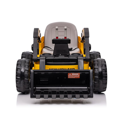 New Holland Excavator Electric Car for Kids 12V