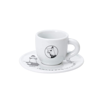 Bialetti Set 4 Tazzine Moka Carosello con Piattini – Tazzine Espresso Bar in Porcellana Decorata Lavabili Lavastoviglie Idea Regalo