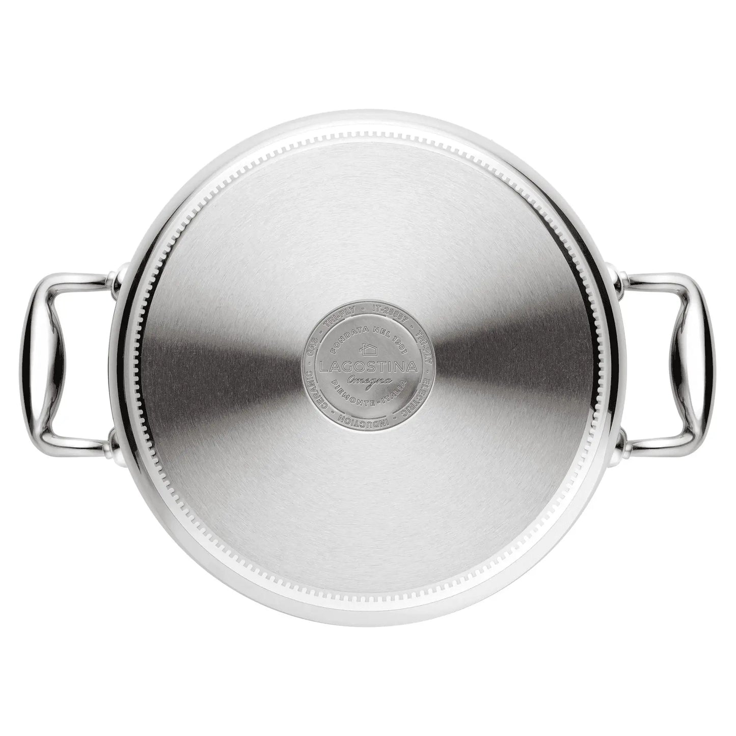 Batteria Lagostina Accademia Lagofusion 19 Pezzi – Inox 18/10 – Fondo Lagofusion® – Made in Italy