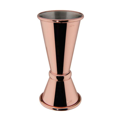 ILSA Vaso medidor doble para mezclar acero inoxidable chapado en cobre/oro/negro