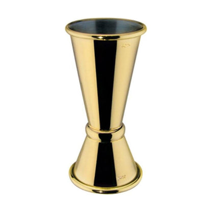 ILSA Vaso medidor doble para mezclar acero inoxidable chapado en cobre/oro/negro